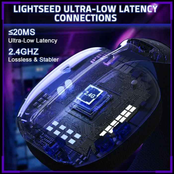 Attack Shark L80 Pro Headset - Black - Image 14