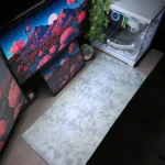 White Marble Mousepad (40x90)