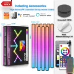 Black LED Lines Light - 9pcs Pack - Image 2