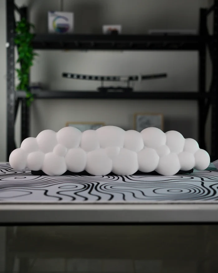 White Keyboard Wrist Pad - Image 1