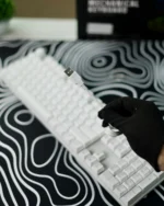 White Mechanical Arabic Keyboard 100% - Image 8