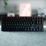 Black Mechanical Arabic Keyboard 80%