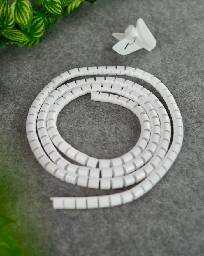 2 White Cable Cover - 2m - Image 1