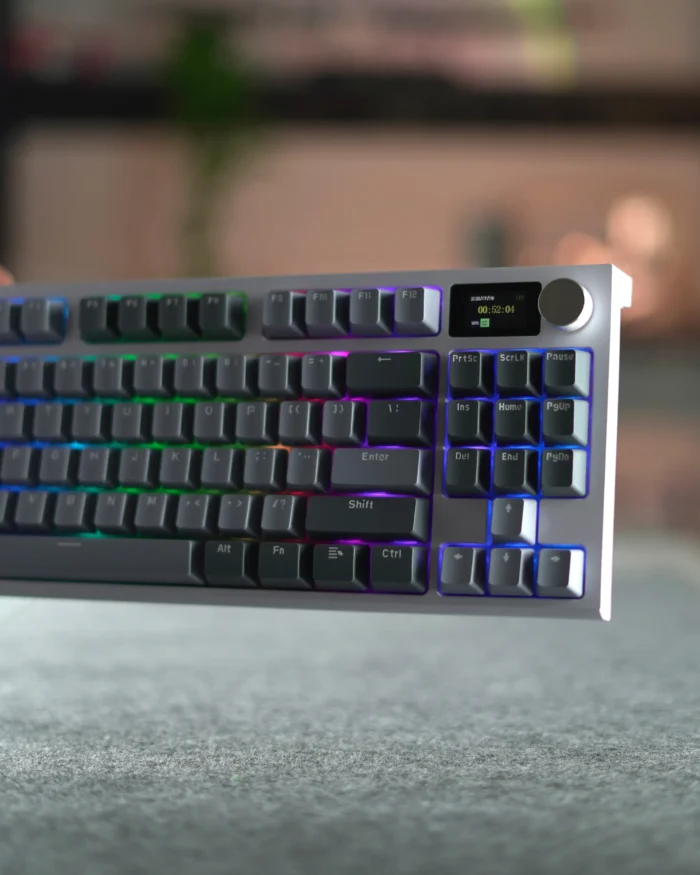 ⁦Keyboard Attack Shark K86-Lavender Blue⁩ - الصورة ⁦3⁩