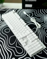 White Mechanical Arabic Keyboard 100% - Image 5