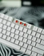 White Mechanical Arabic Keyboard 100% - Image 10