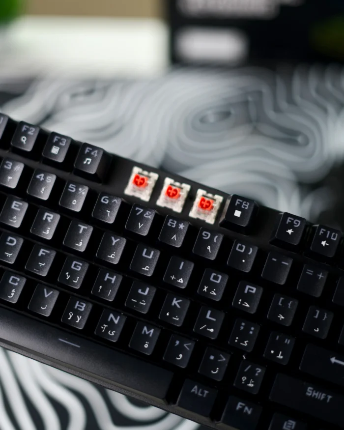 Black Mechanical Arabic Keyboard 100% - Image 10