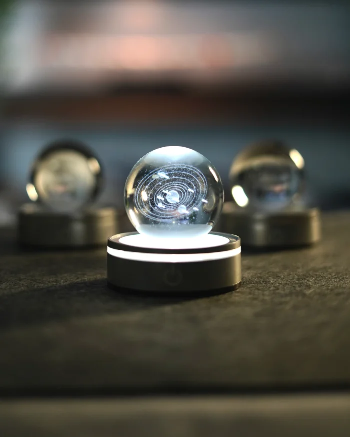 DSC09971 LED Base Crystal Ball - Solar System - الصورة 1