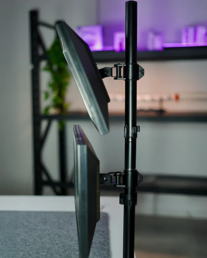 ⁦Dual Vertical Monitor Stand⁩ - الصورة ⁦3⁩