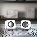 White Speakers, wired