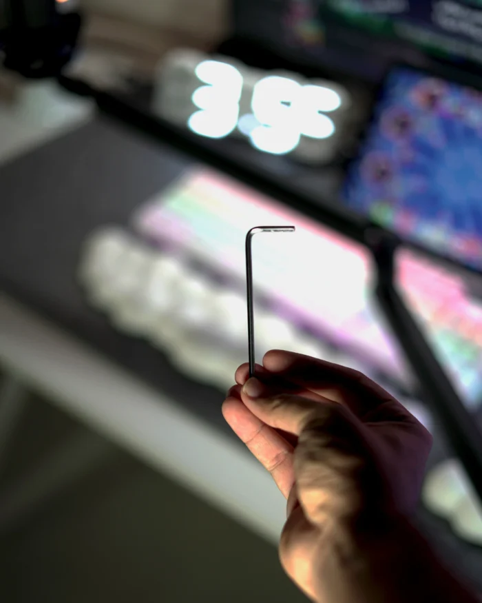 ⁦SENBORAN Mic Stand - White⁩ - الصورة ⁦9⁩