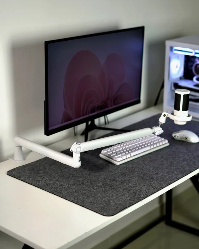 ⁦SENBORAN Mic Stand - White⁩ - الصورة ⁦7⁩