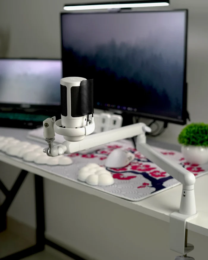 ⁦SENBORAN Mic Stand - White⁩ - الصورة ⁦3⁩