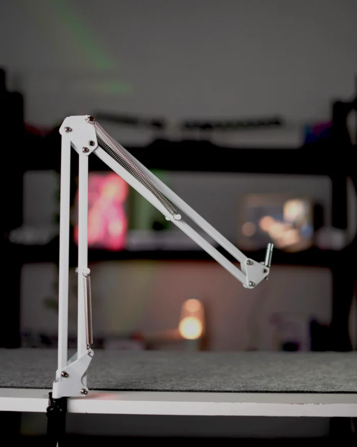 White Mic Stand - Image 1