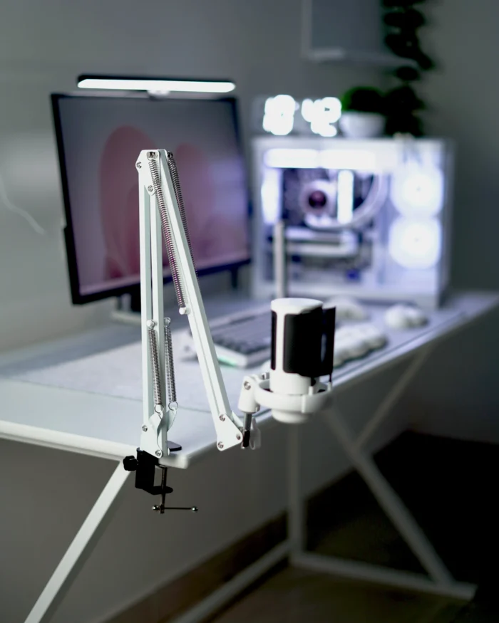 White Mic Stand - Image 3