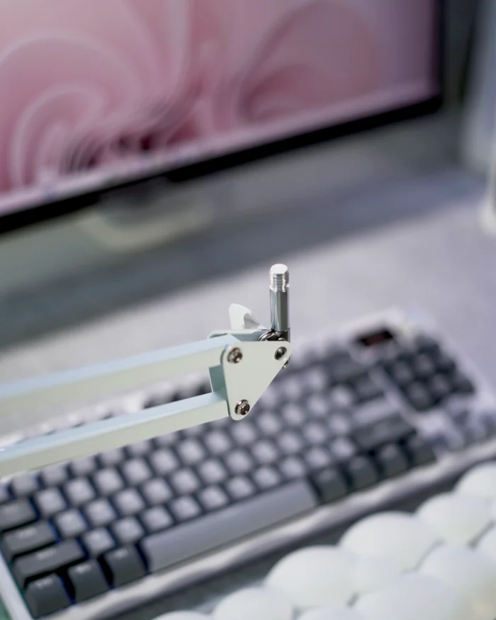 White Mic Stand - Image 6