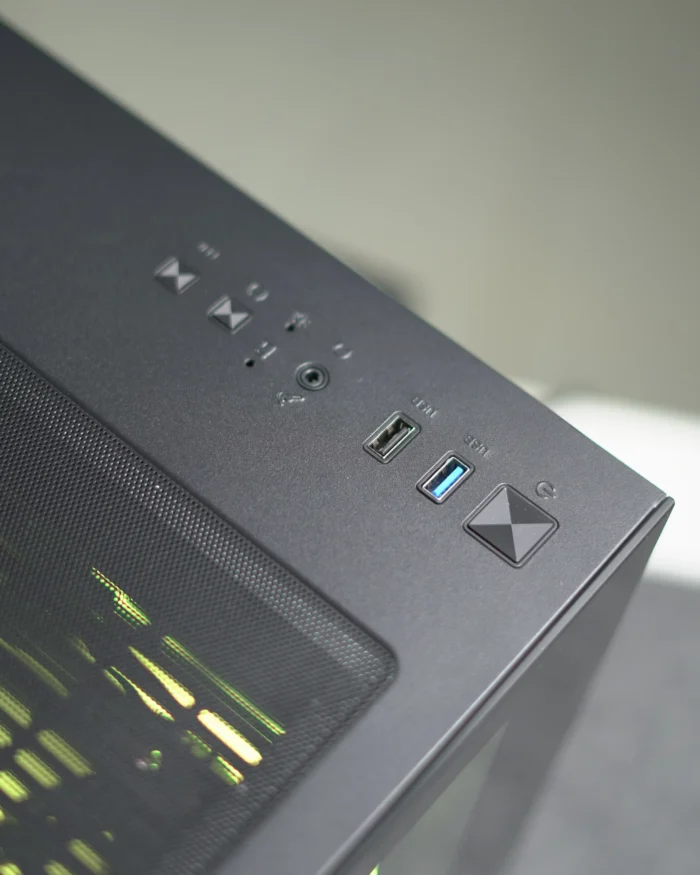 Black Lone Warrior M-ATX PC Case - Image 7
