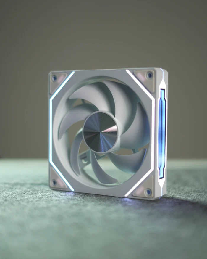 White Infinity PC Fan - Image 3