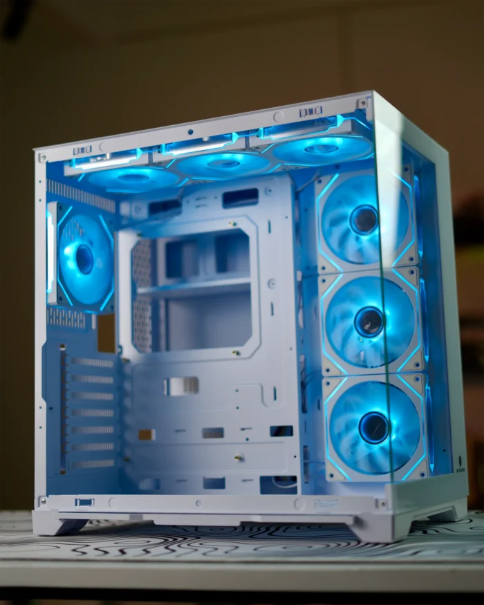 2 White Lone Warrior PLUS ATX PC Case - Image 1