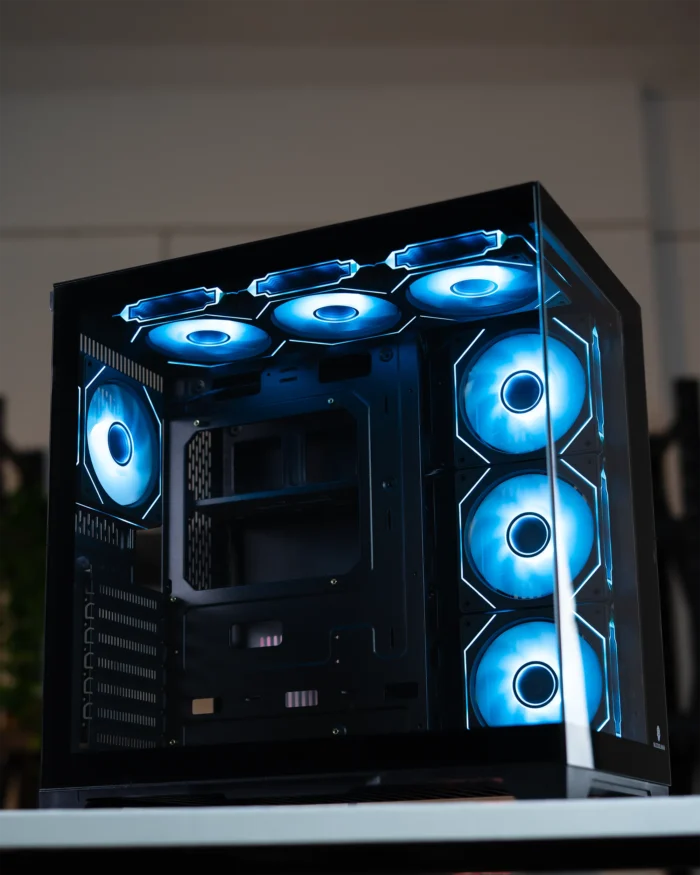 2 Black Lone Warrior PLUS ATX PC Case - الصورة 1