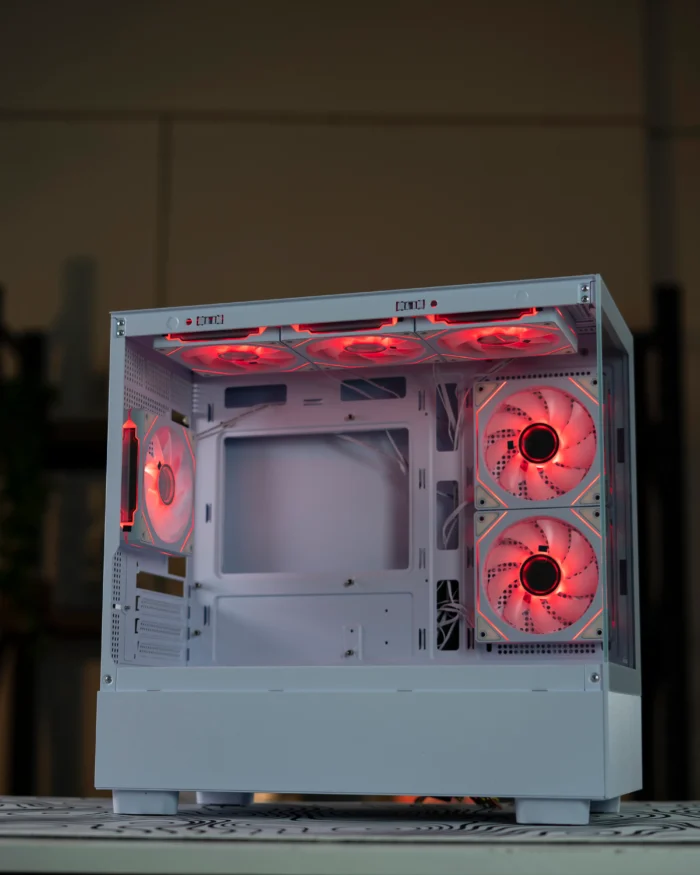 ⁦White Xuanwu PRO M-ATX PC Case⁩ - الصورة ⁦3⁩