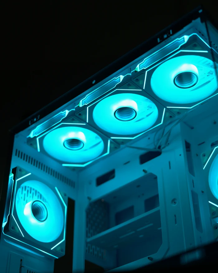 ⁦White Lone Warrior M-ATX PC Case⁩ - الصورة ⁦4⁩