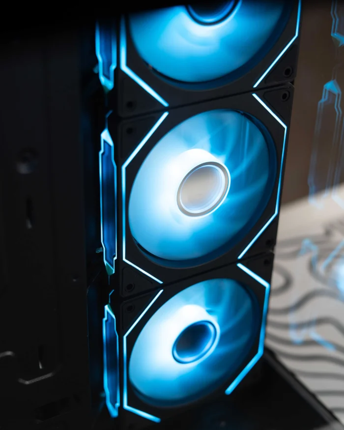 ⁦Black Lone Warrior PLUS ATX PC Case⁩ - الصورة ⁦4⁩