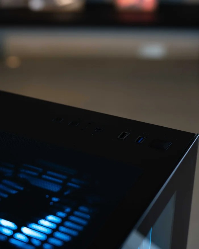 ⁦Black Lone Warrior PLUS ATX PC Case⁩ - الصورة ⁦6⁩