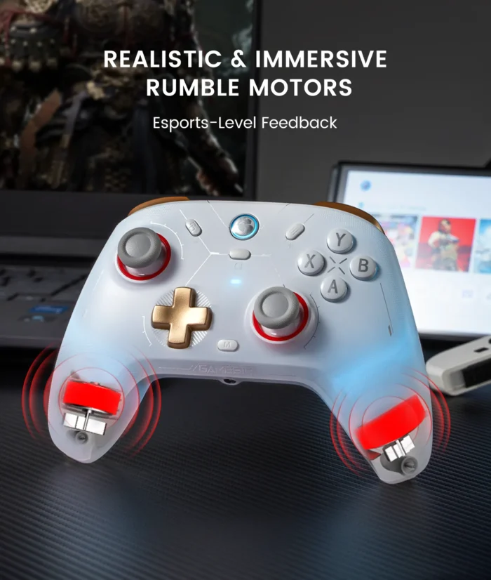 White GameSir Cyclone 2 Multiplatform Controller - Image 10