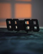 Black 3D Digital Clock - Image 3