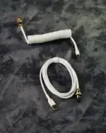 White Coiled Cable - Image 2