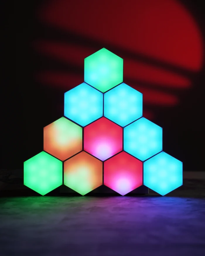 Hexagon LED Light -10pcs Pack - Image 1