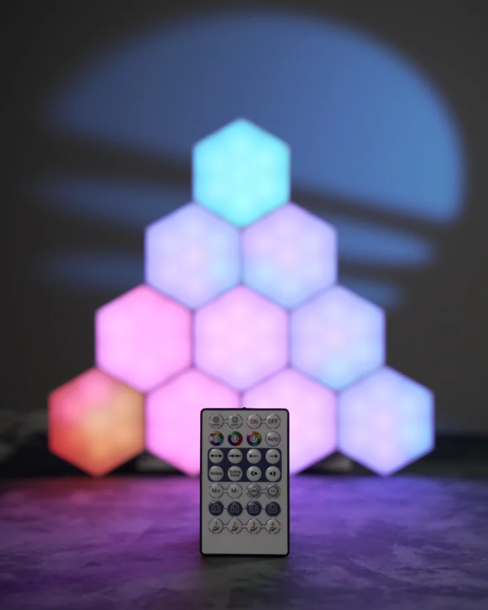 Hexagon LED Light -10pcs Pack - Image 3