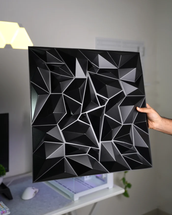 Black Dimond 3D Wall Panel, 50x50cm - Image 2