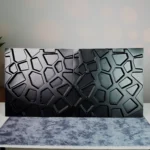 Black Web 3D Wall Panel, 50x50cm