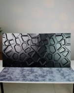 Black Web 3D Wall Panel, 50x50cm