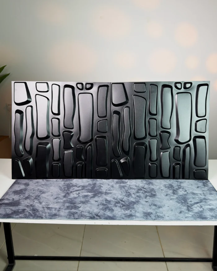 IMG_1772 Black Brick 3D Wall Panel, 50x50cm - Image 1