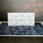 White Crystal 3D Wall Panel, 30x30cm