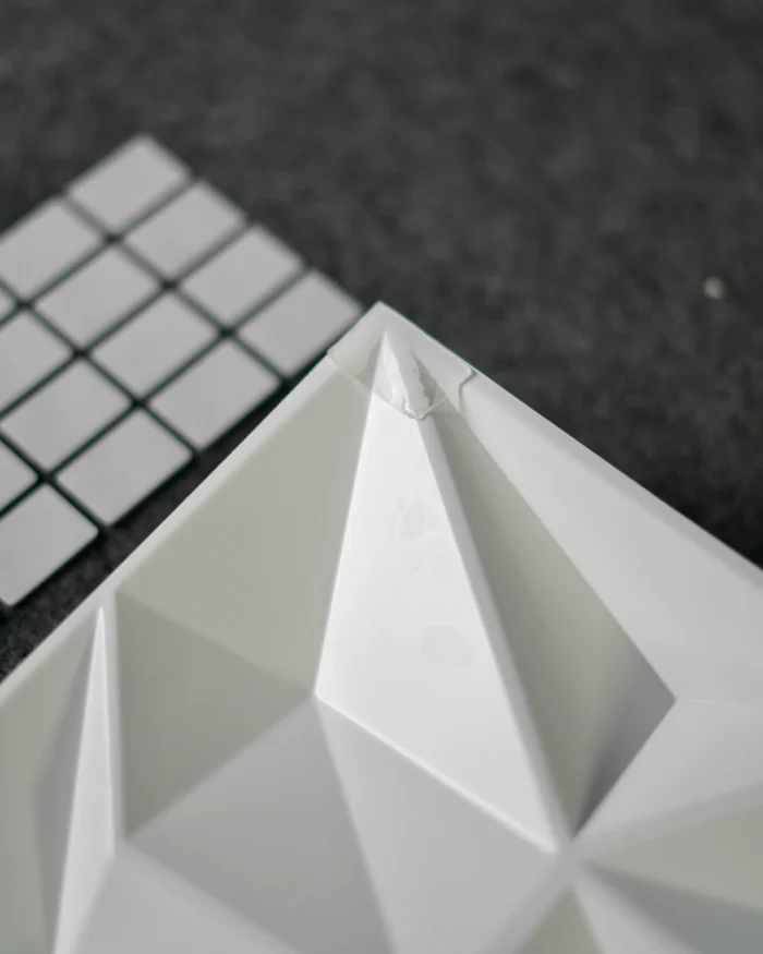 Black Crystal 3D Wall Panel, 30x30cm - Image 3