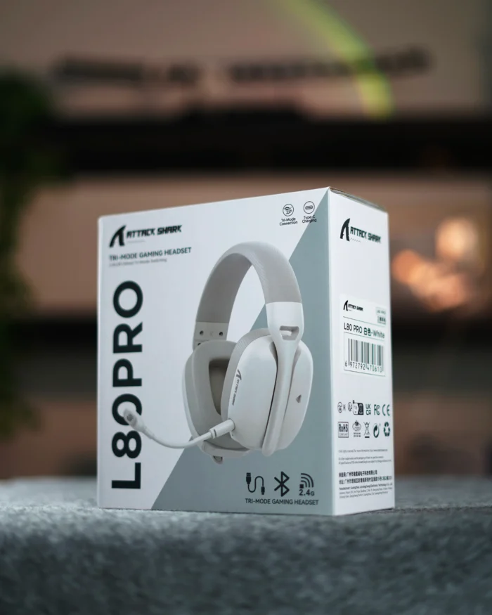 Attack Shark L80 Pro Headset - Black - Image 5