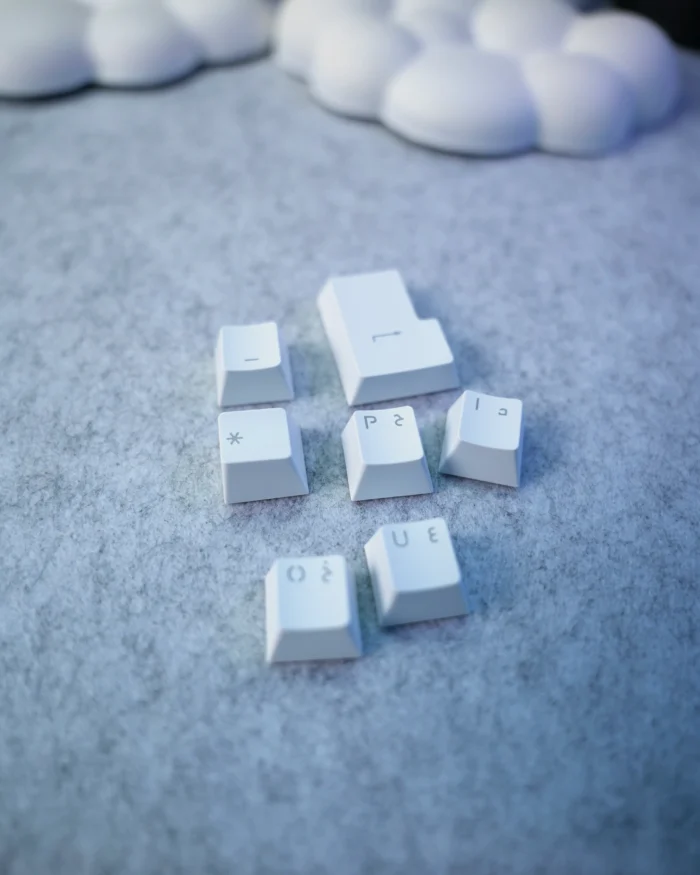 ⁦White Arabic Keycaps⁩ - الصورة ⁦4⁩