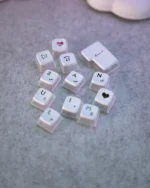 White Arabic Pudding Keycaps - Image 5