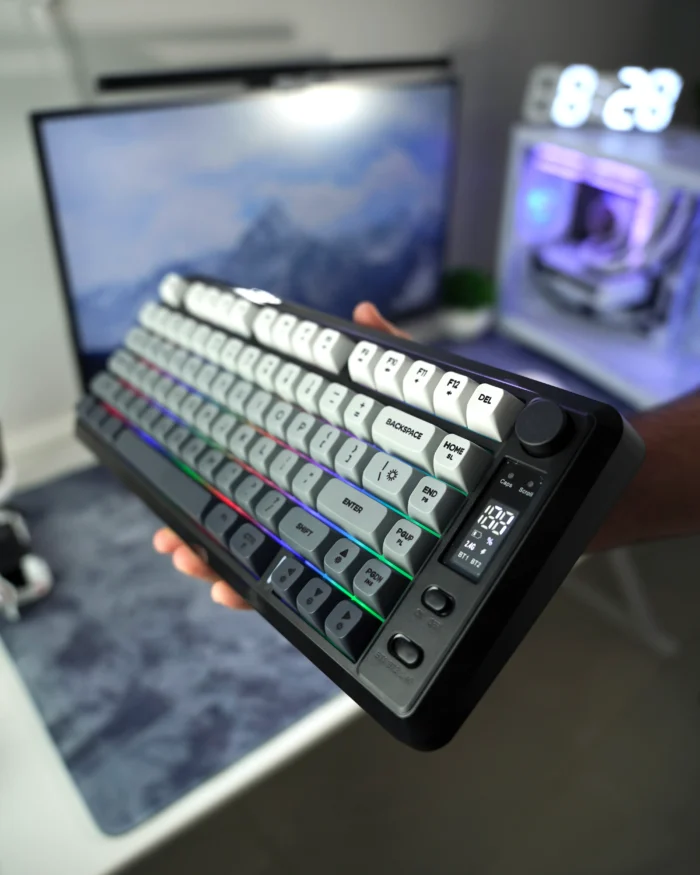 ⁦FreeWolf M75 Gaming Keyboard - Gray Gradient⁩ - الصورة ⁦6⁩
