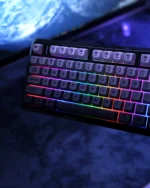 ⁦FreeWolf M75 Gaming Keyboard - Gray Gradient⁩ - الصورة ⁦5⁩