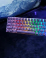 T-Wolf Wireless Gaming Keyboard 60% - White - Image 5