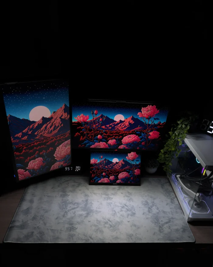 White Marble Mousepad (50x100) - Image 2