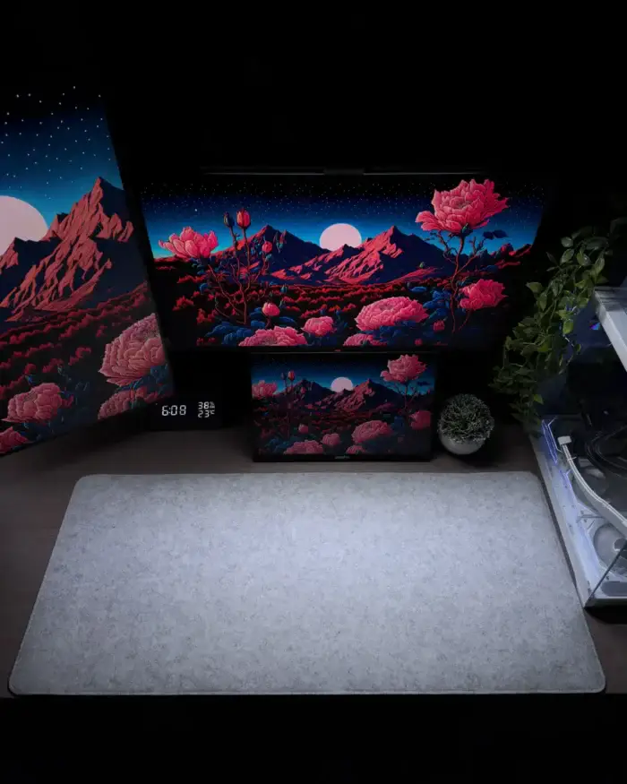 White Office Mousepad (40x90) - Image 2