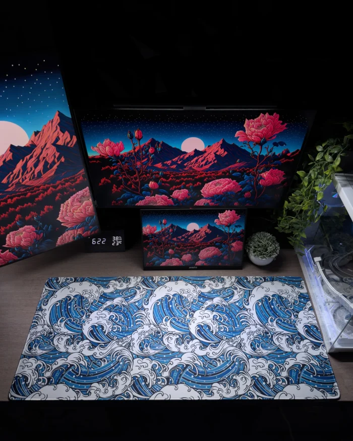 Sea Waves Mousepad (40x90) - Image 2