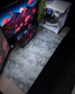 Black Marble Mousepad (50x100)