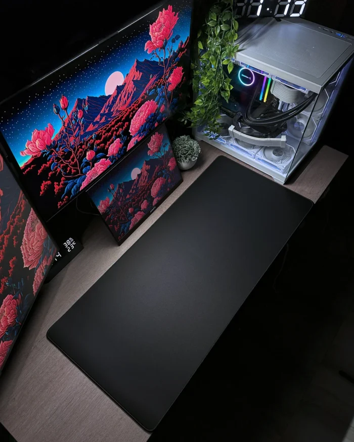 ohadebemtnfta11d1jkl Black Blank Mousepad (40x90) - Image 1